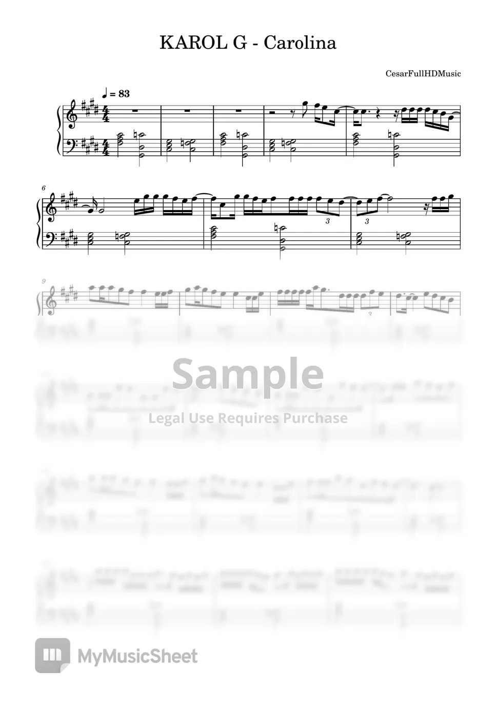 KAROL G Carolina Sheets