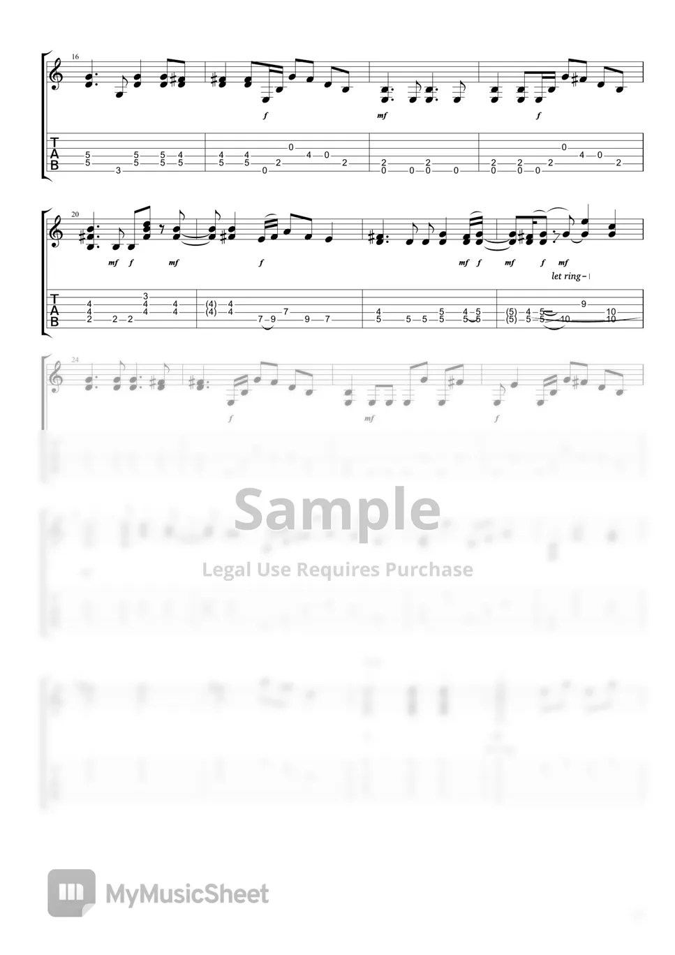 Héroes Del Silencio En Brazos De La Fiebre (Arreglo para guitarra