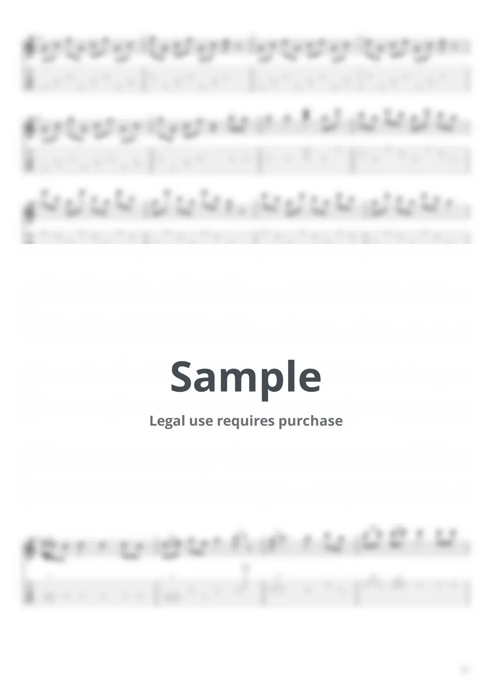 Red Hot Chili Peppers Californication Intro Live at Slane Castle Sheets by Nikola Gugoski