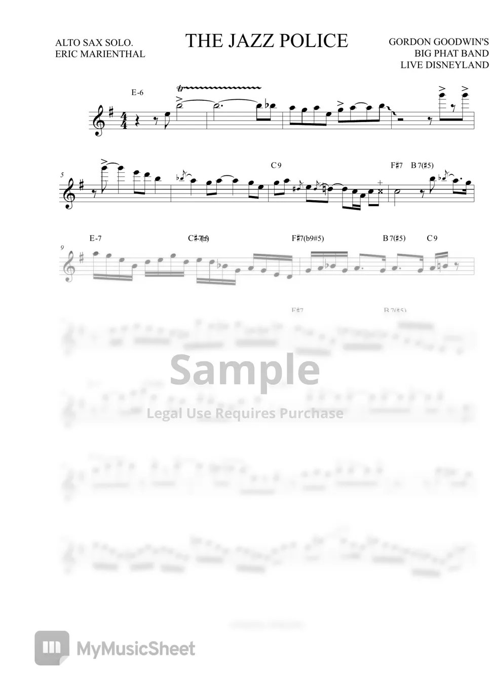 The Jazz Police Solo Eric Marienthal. Gordon Goodwin's Big Phat Band