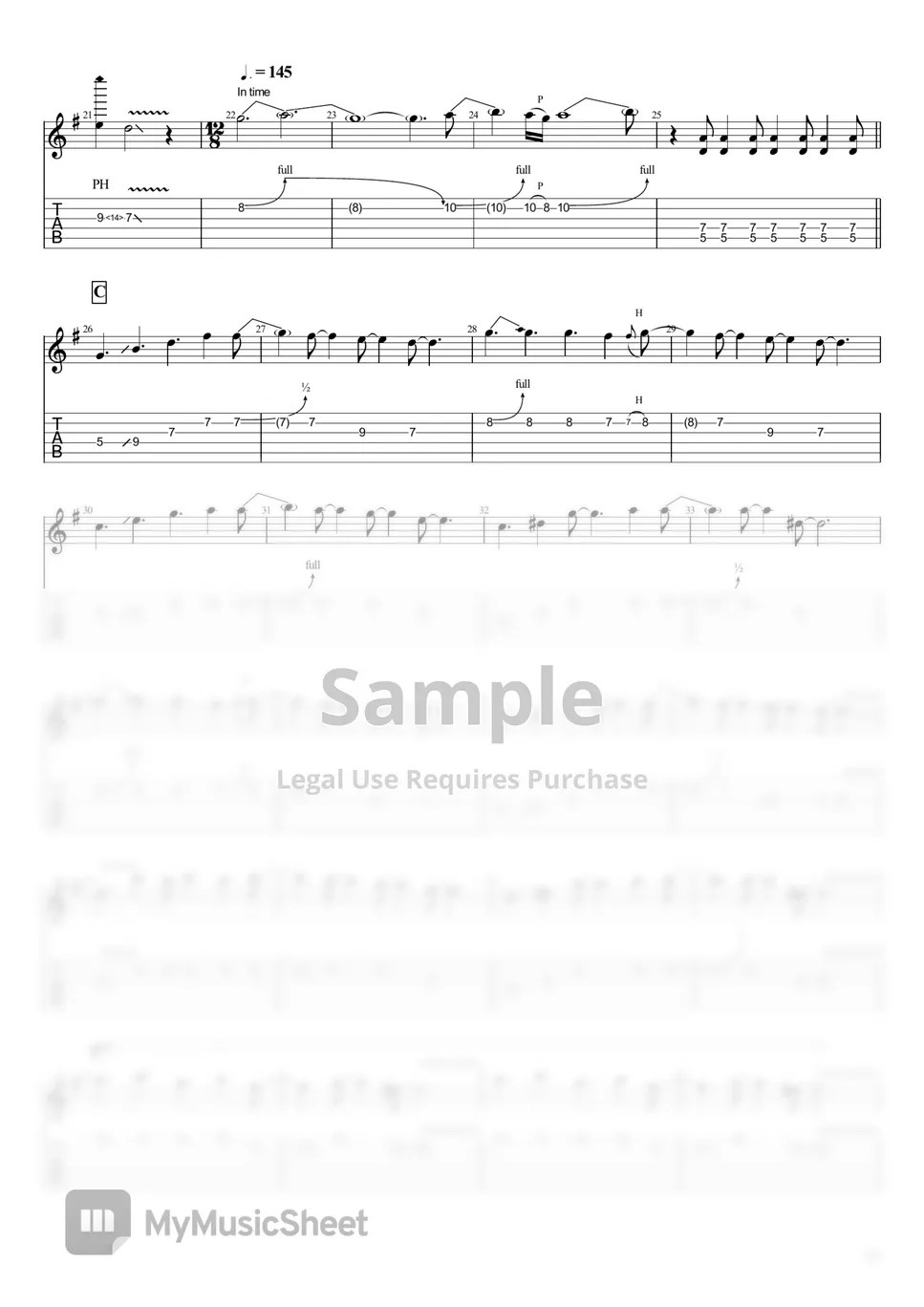 Mariah Carey All I Want for Christmas Is You (Metal) 曲谱 by Kfir Ochaion