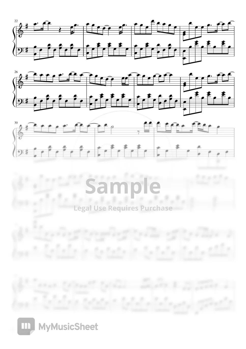 [Flower of Evil OST] Shin Yong Jae Feel You (Solo Piano) Лист by SOI