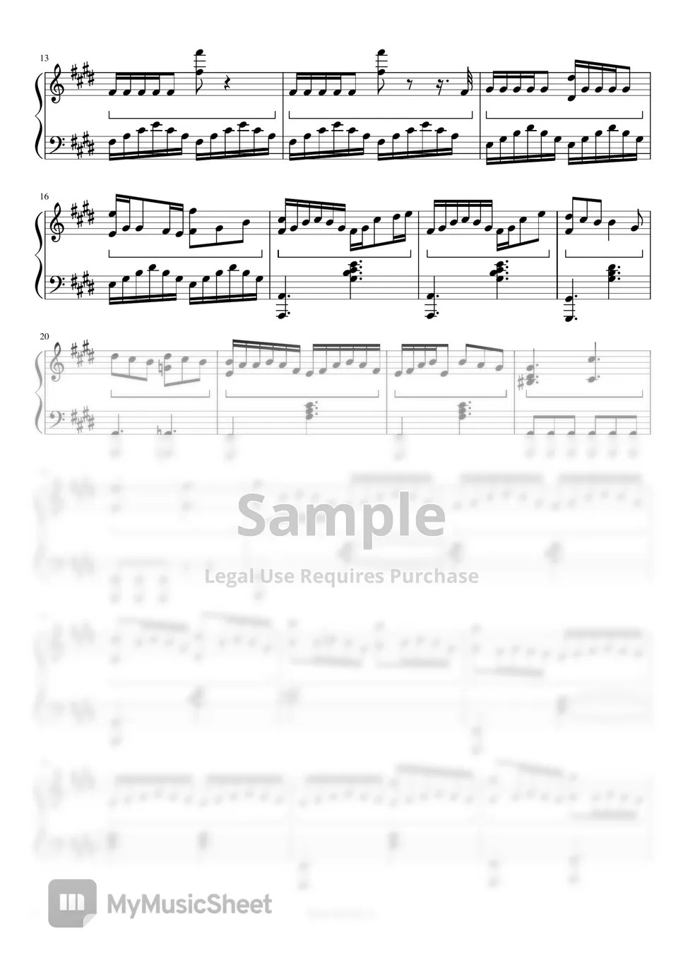 JVKE Golden Hour Sheets by Piano Suit