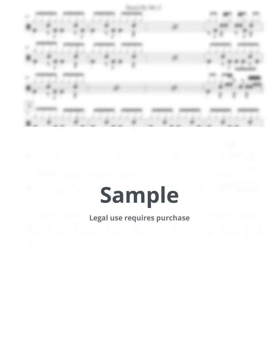 John Lennon Stand By Me Sheets by Arkadia Drums