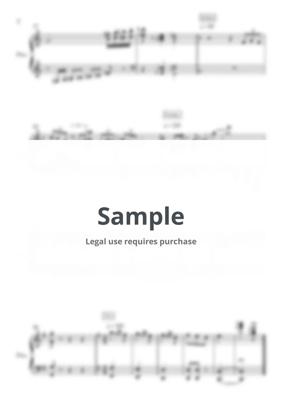 One Piece Character Commercial Break Partitura by Michael Anthrak