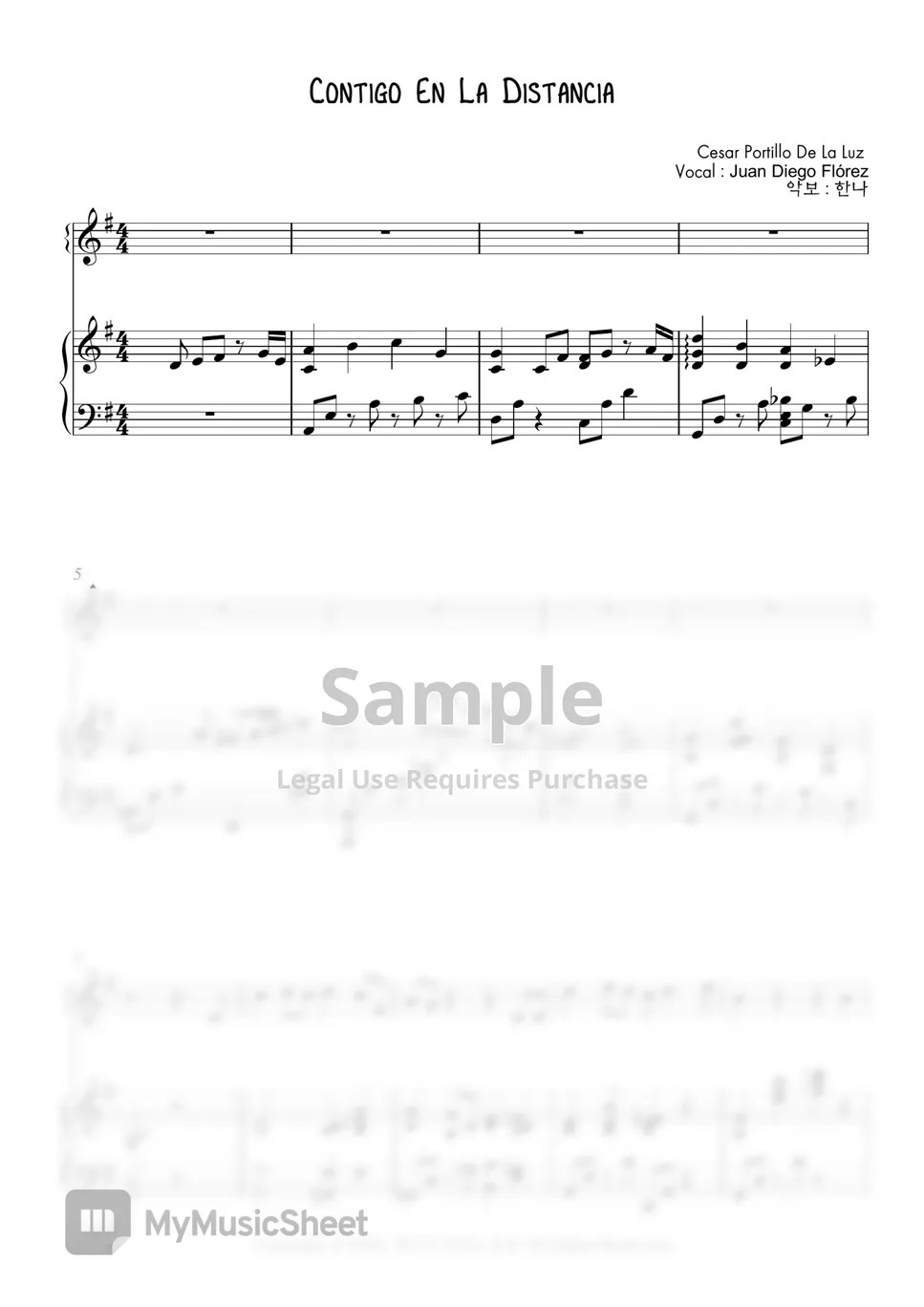 Cesar Portillo De La Luz Contigo En La Distancia (Vocal