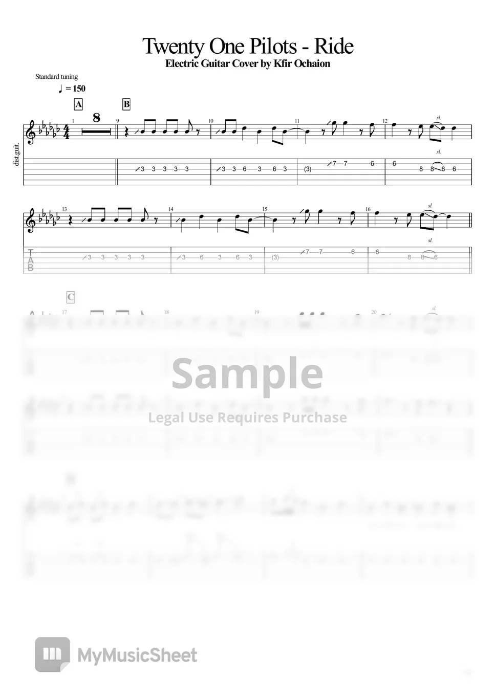 Twenty One Pilots Ride Sheets by Kfir Ochaion