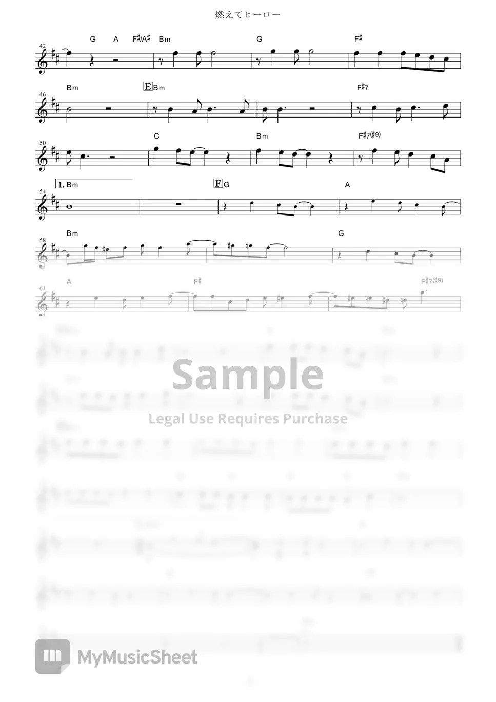 Hiroyuki Okita Moete Hero (Captain Tsubasa / in Bb) Sheets by mutasax