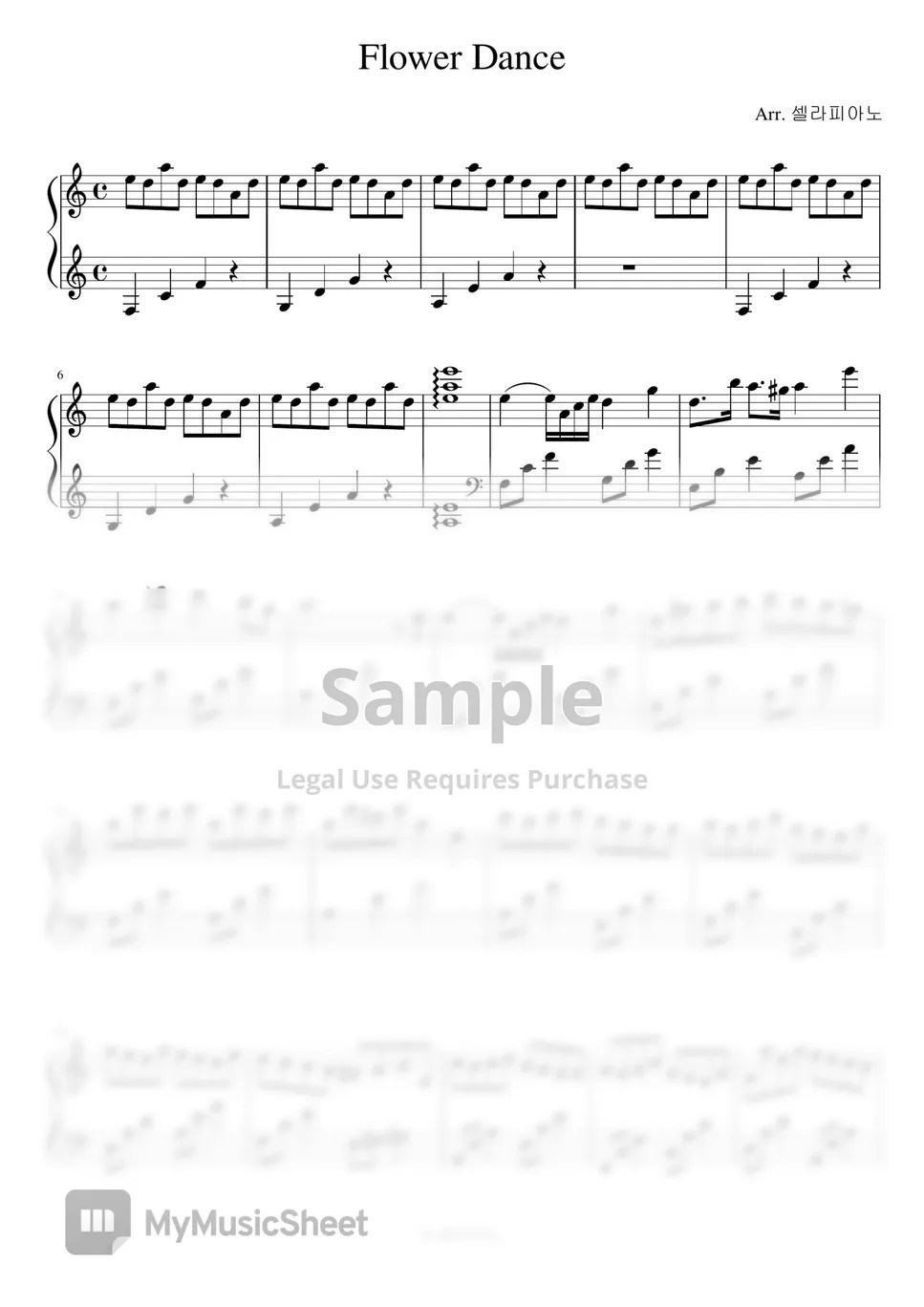 Dj Okawari Flower Dance Violin Sheet Music Best Flower Site