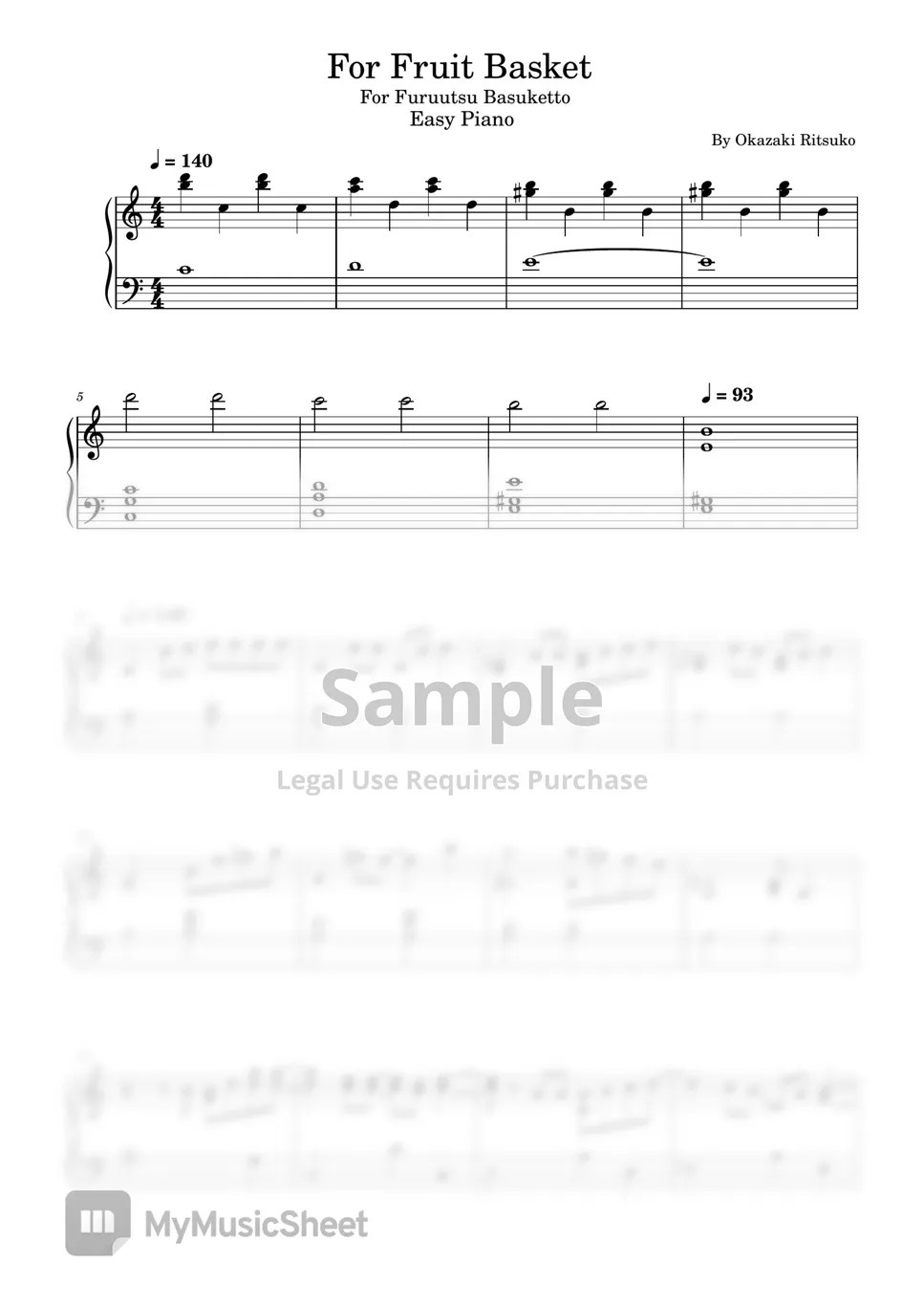 Okazaki Ritsuko For Fruit Basket (水果篮子,Forフルーツバスケット,For Fruit Basket