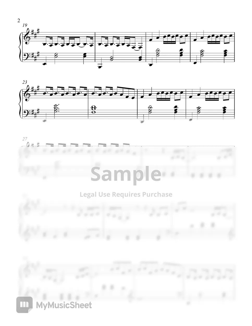 Lana Del Rey Cinnamon Girl (PIANO) Sheets by Dolcemochi