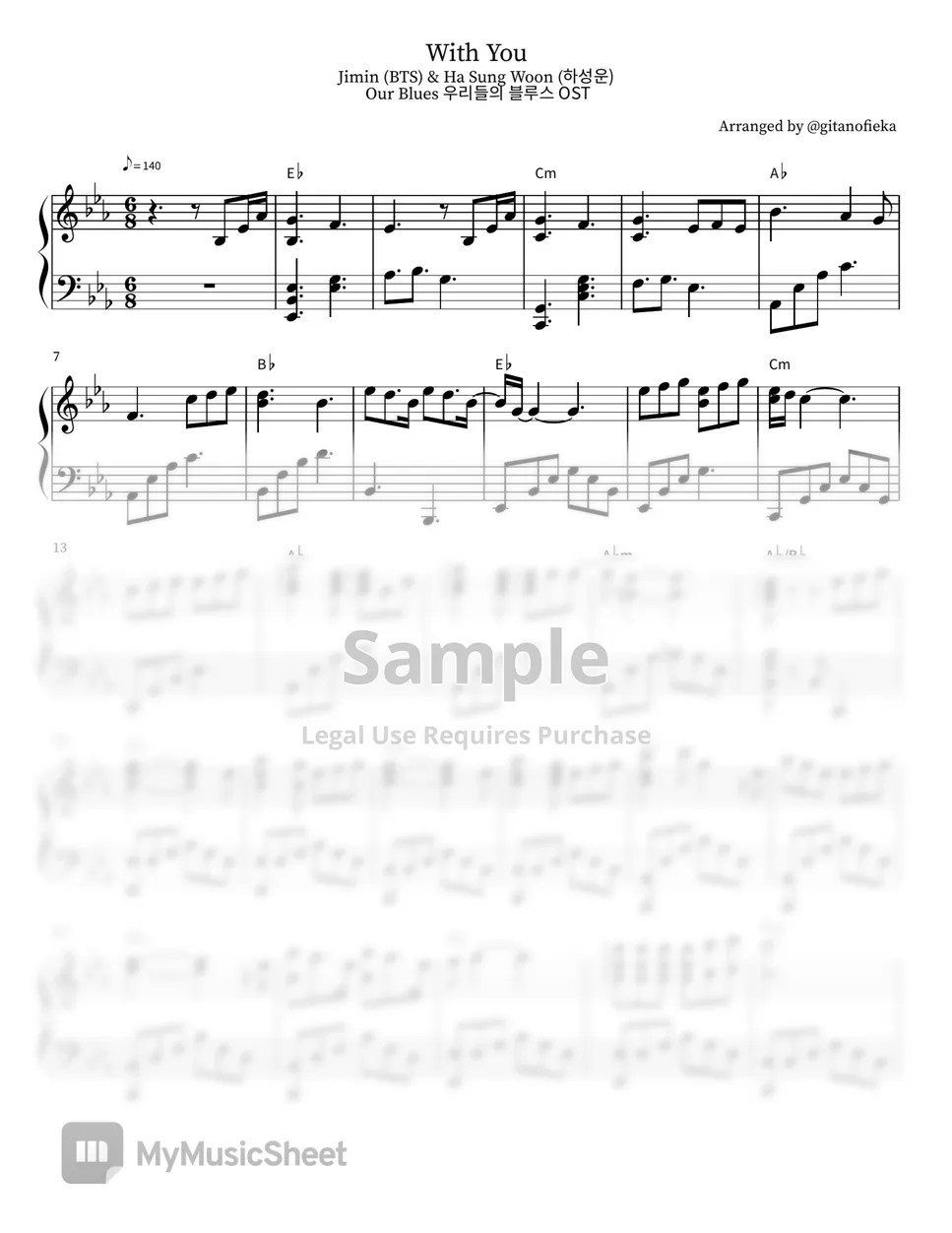 Our Blues 우리들의 블루스 OST With You Jimin (BTS) & Ha Sung Woon (하성운