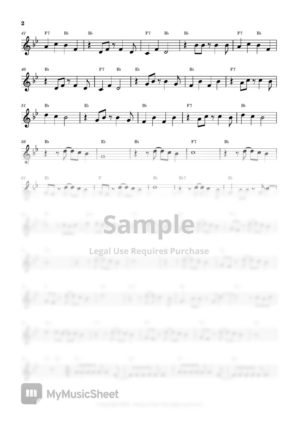 Disney The Little Mermaid OST Under The Sea (Flute Sheet Music