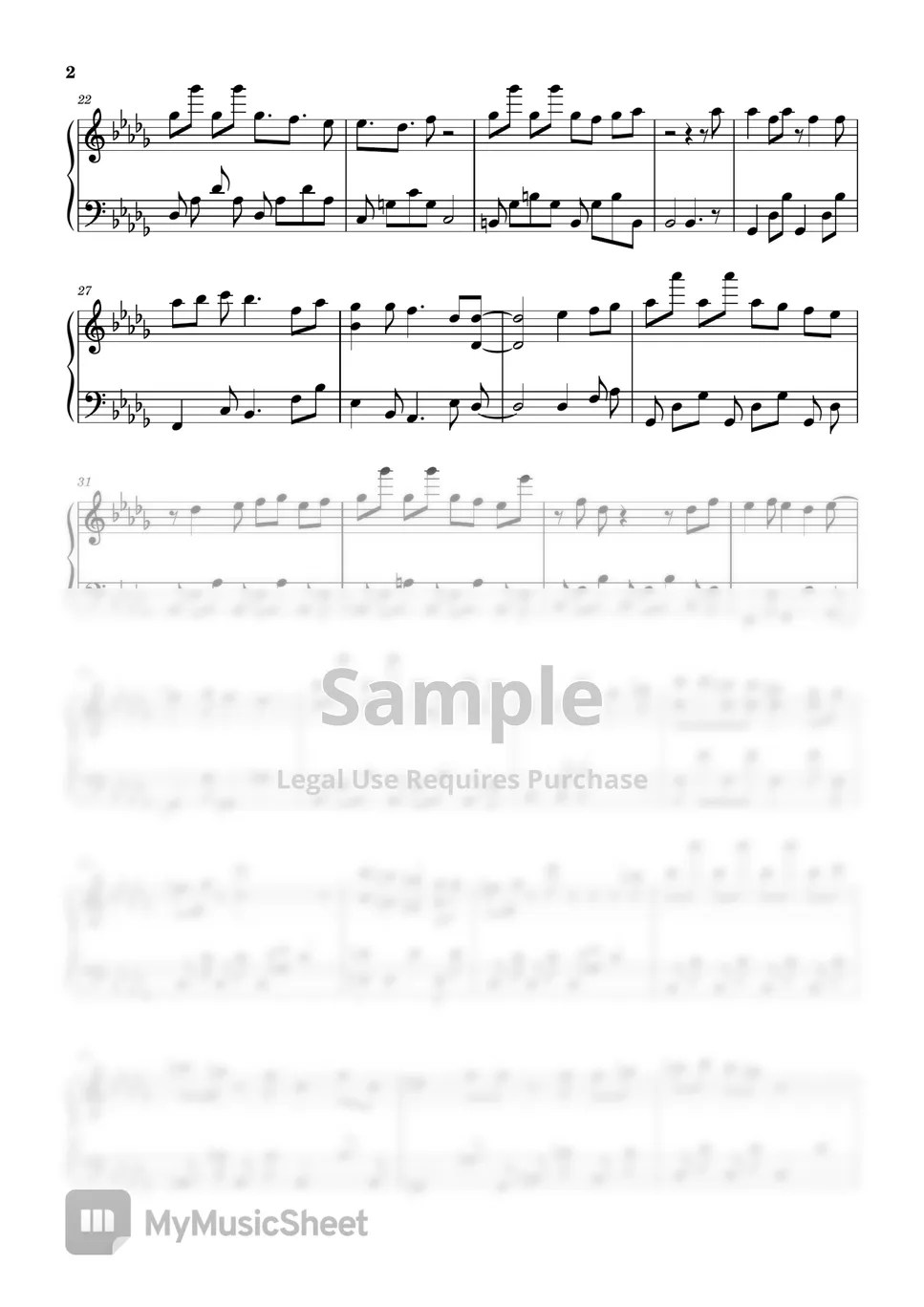 One Piece Kokoro no Chizu (One Piece OP 5) Sheets by Anime Piano