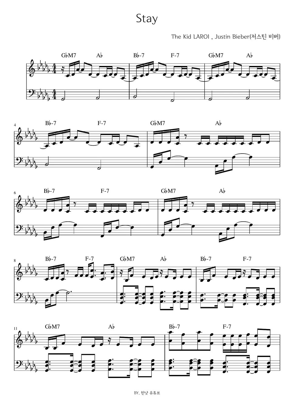 The Kid LAROI, Justin Bieber stay Sheets by hannyat