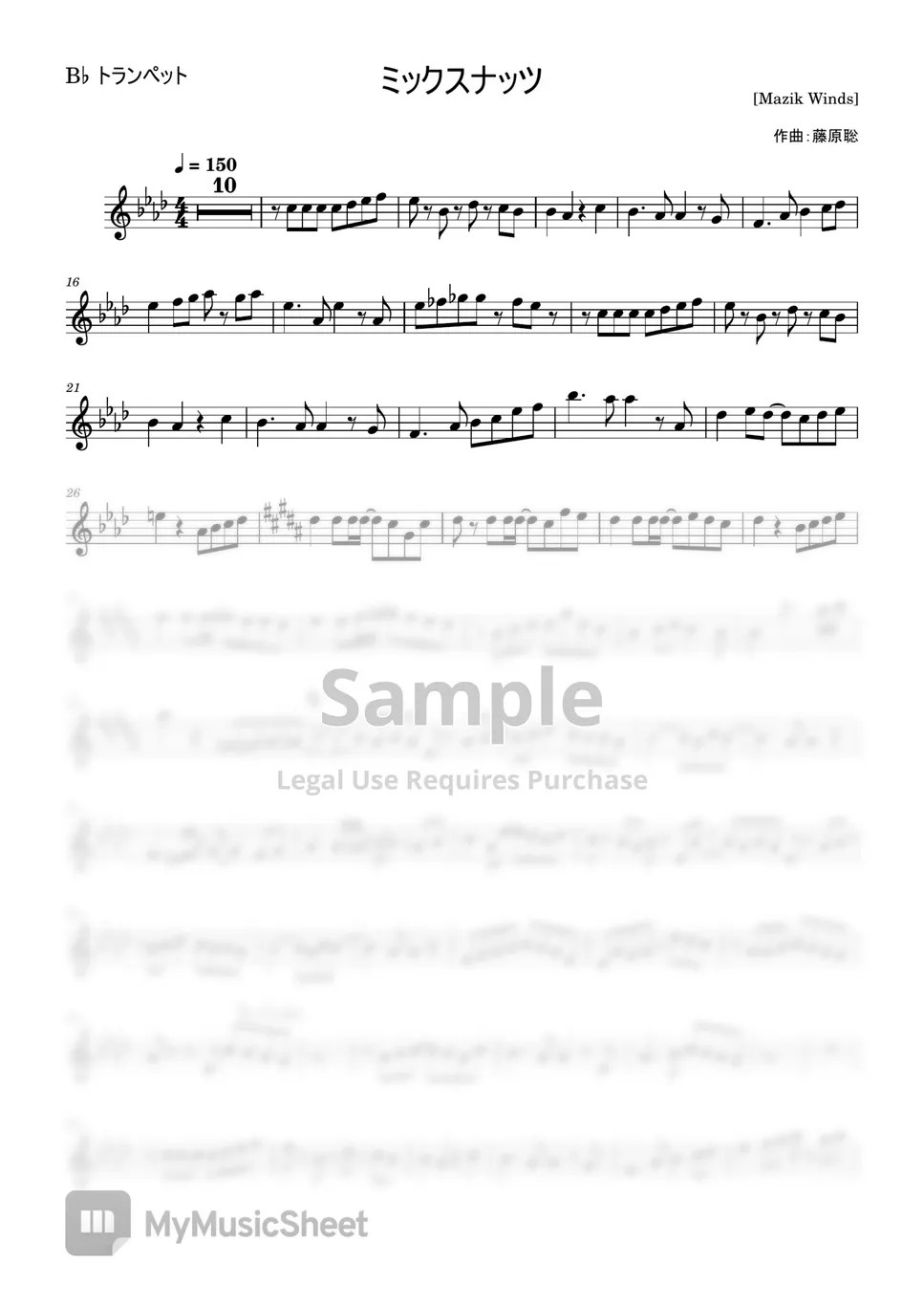 Satoshi Fujiwara Mixed Nuts (Spy x Family) Sheet by Mazik Winds