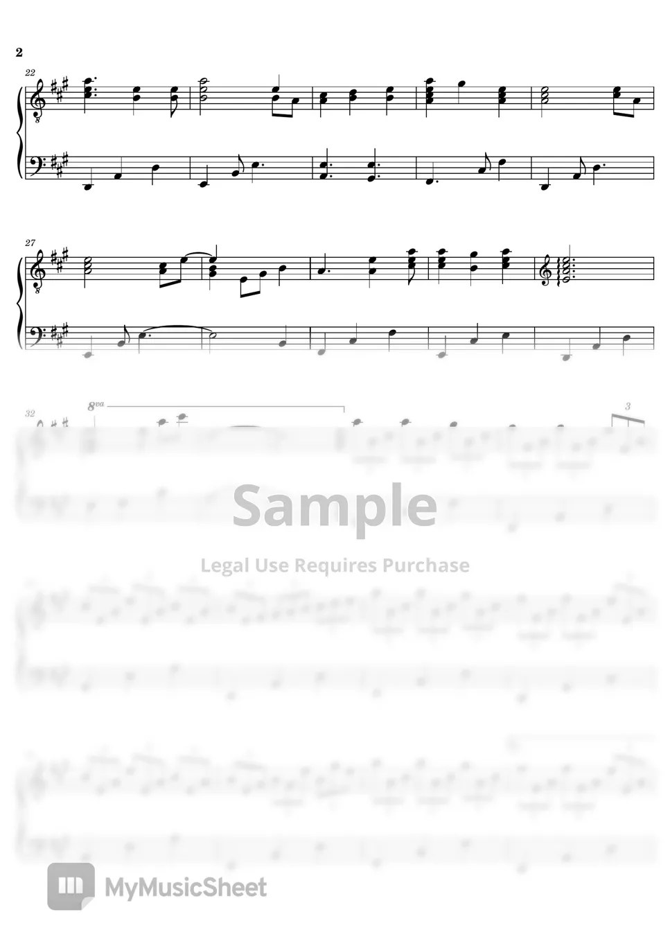 V.K克 Pure White (純白) (Sheet Music, MIDI,) Sheets by sayu
