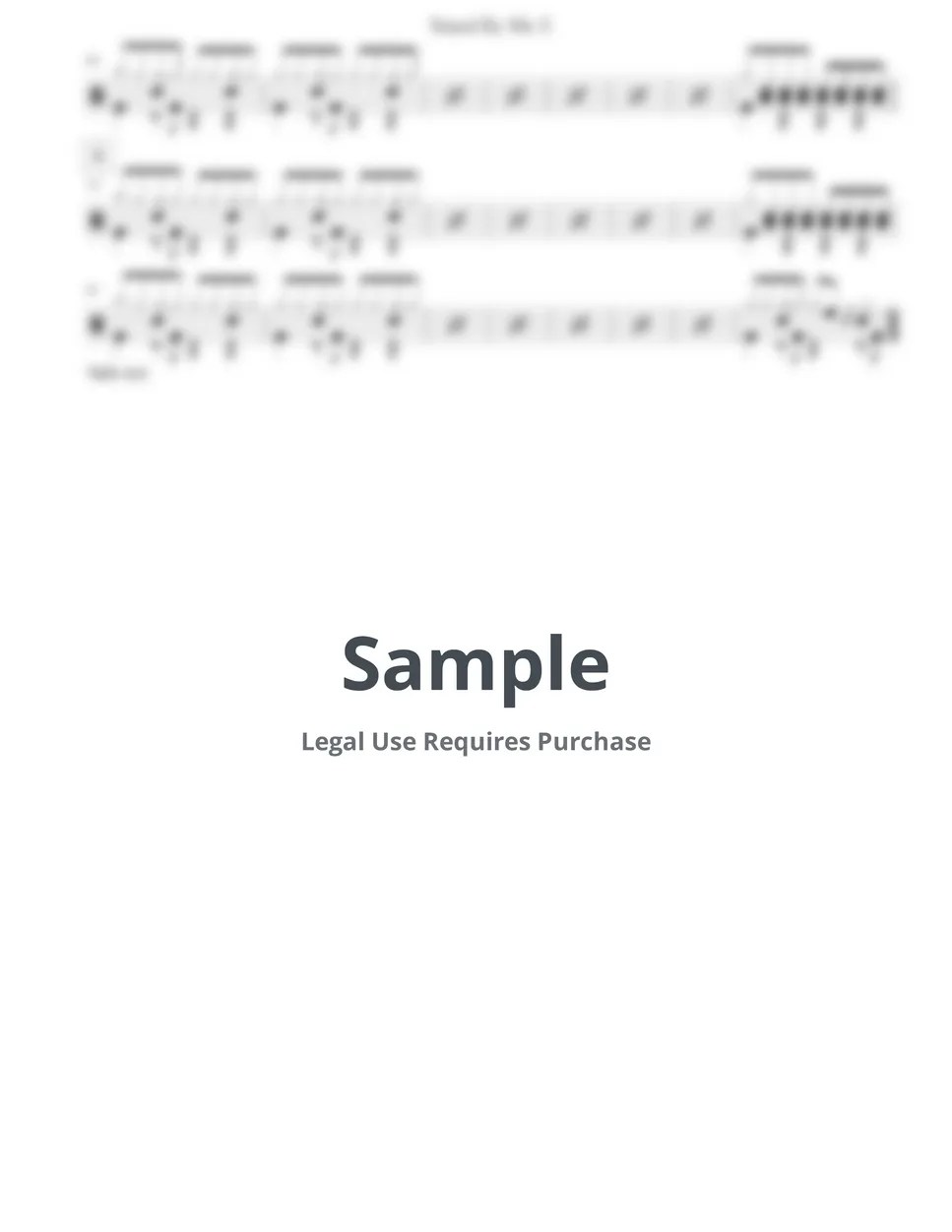 Ben E.King Stand By Me Sheets by Arkadia Drums