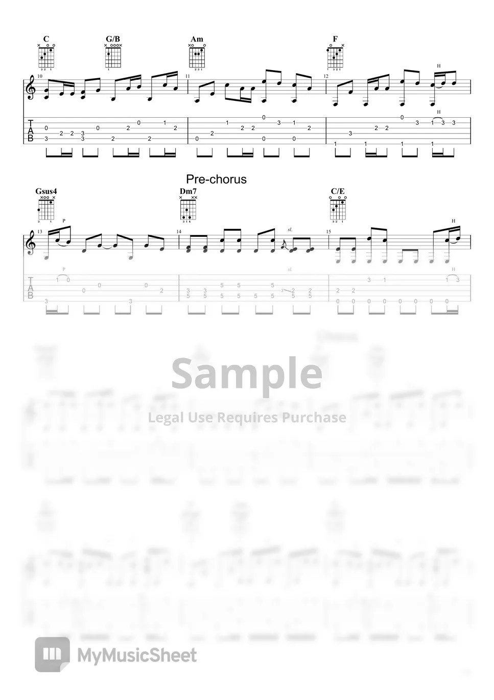 Avril Lavigne When You're Gone Fingerstyle Guitar Tutorial TAB