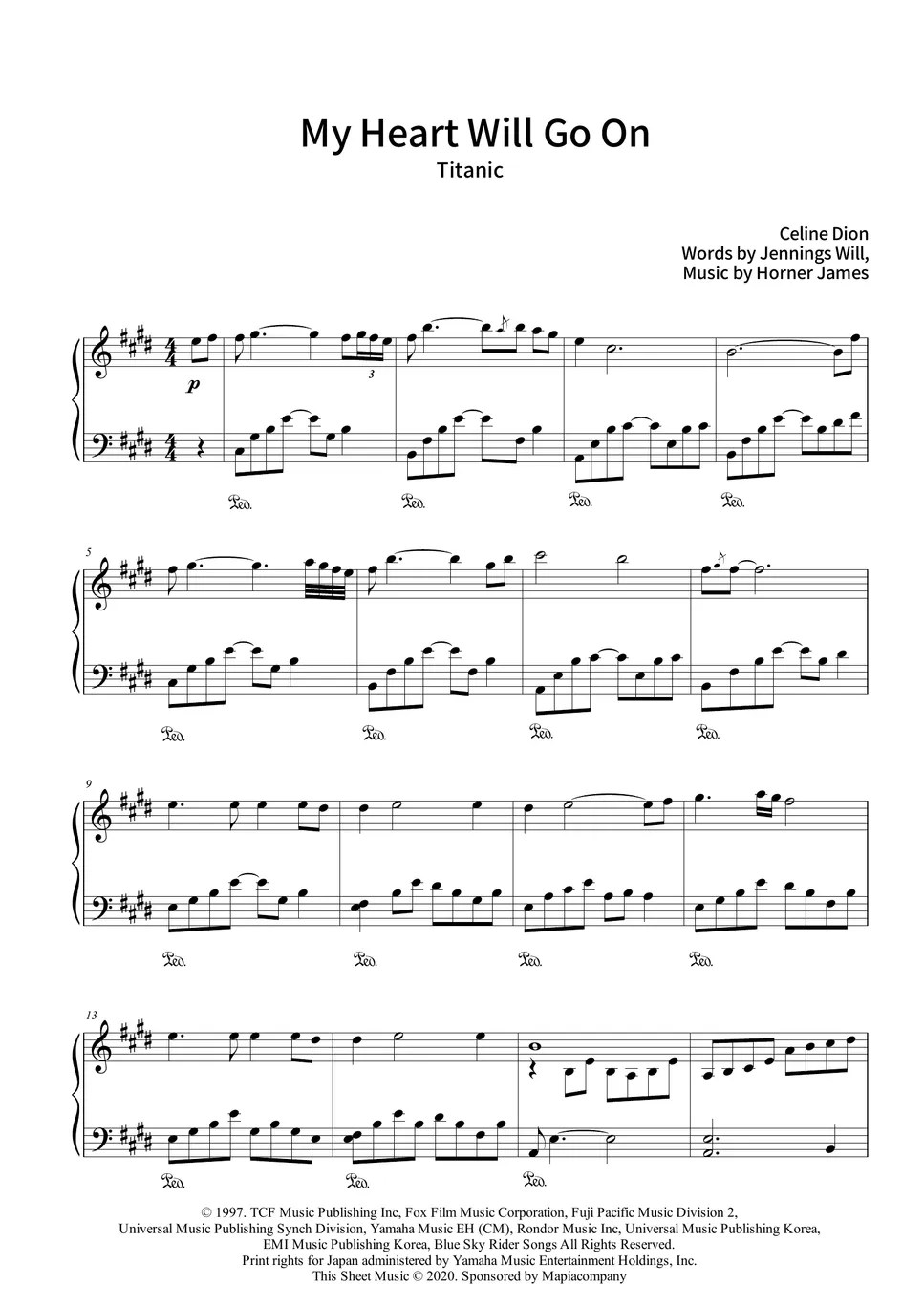 Celine Dion My Heart Will Go On (Titanic) Blad by CANACANA family