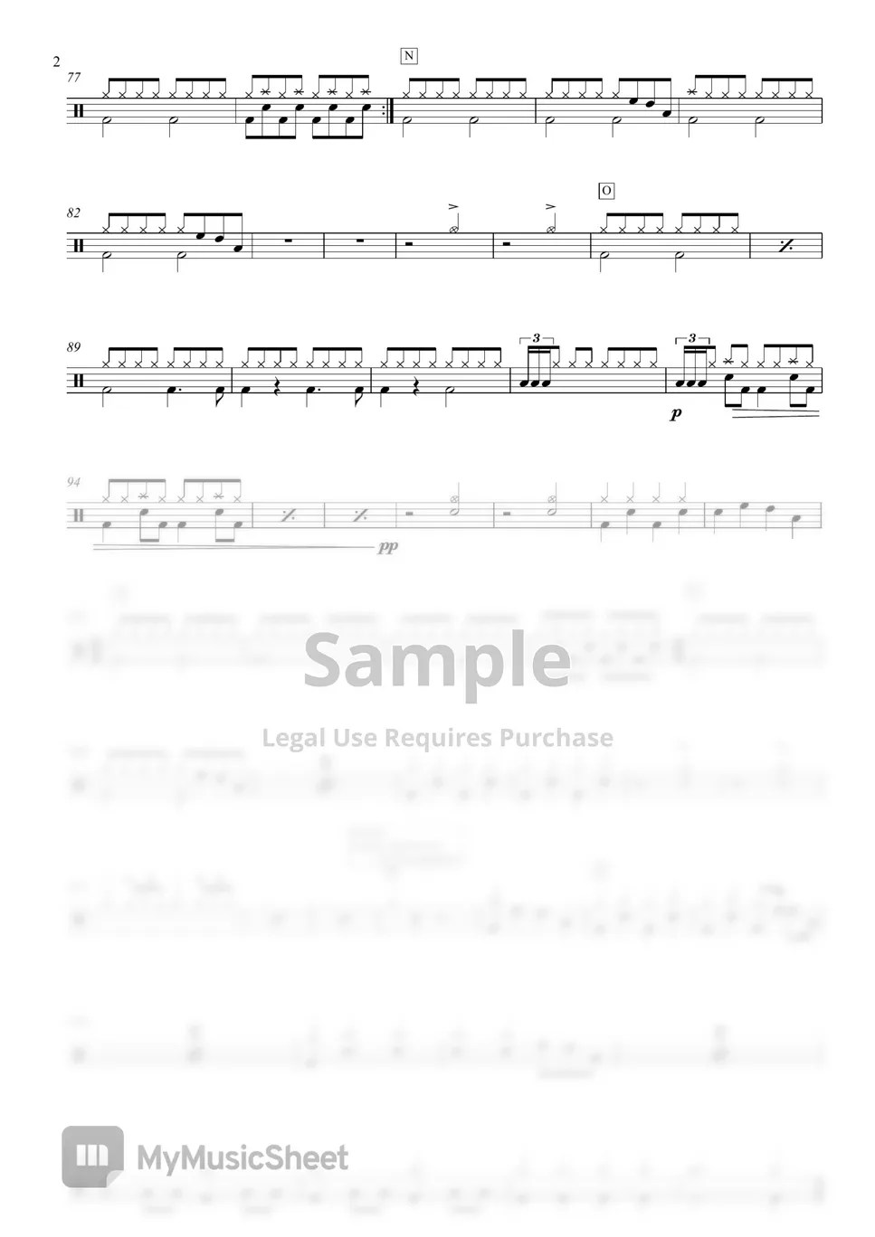 John Kander All That Jazz (Chicago Musical) Sheets by Drum