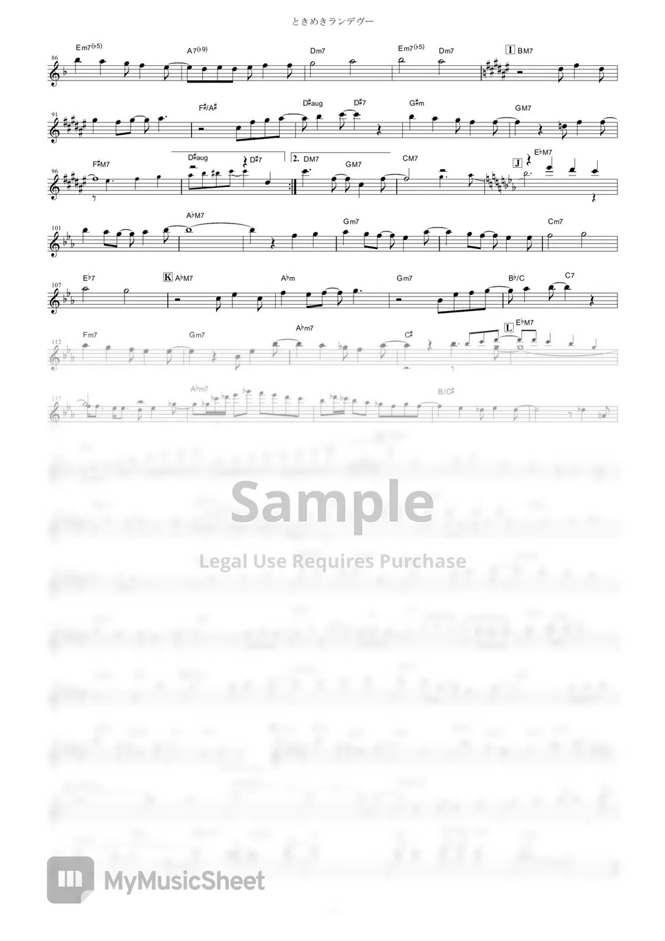 shami momo Tokimeki Rendezvous (The Demon Girl Next Door 2 / in Bb