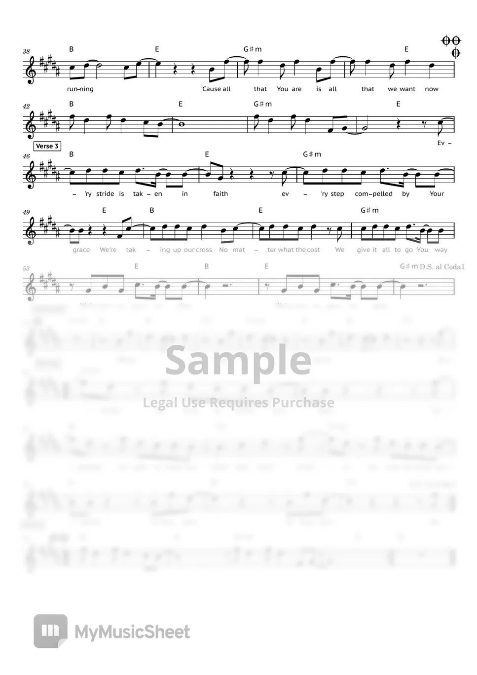 Matt Crocker and Scott Ligertwood Running (Hillsong Worship) Sheets