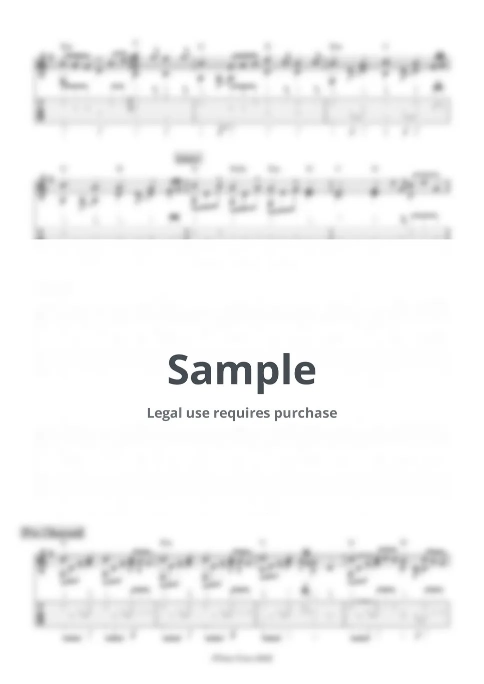 Ed Sheeran Perfect (Fingerstyle) Tab + 1staff by Yuta Ueno