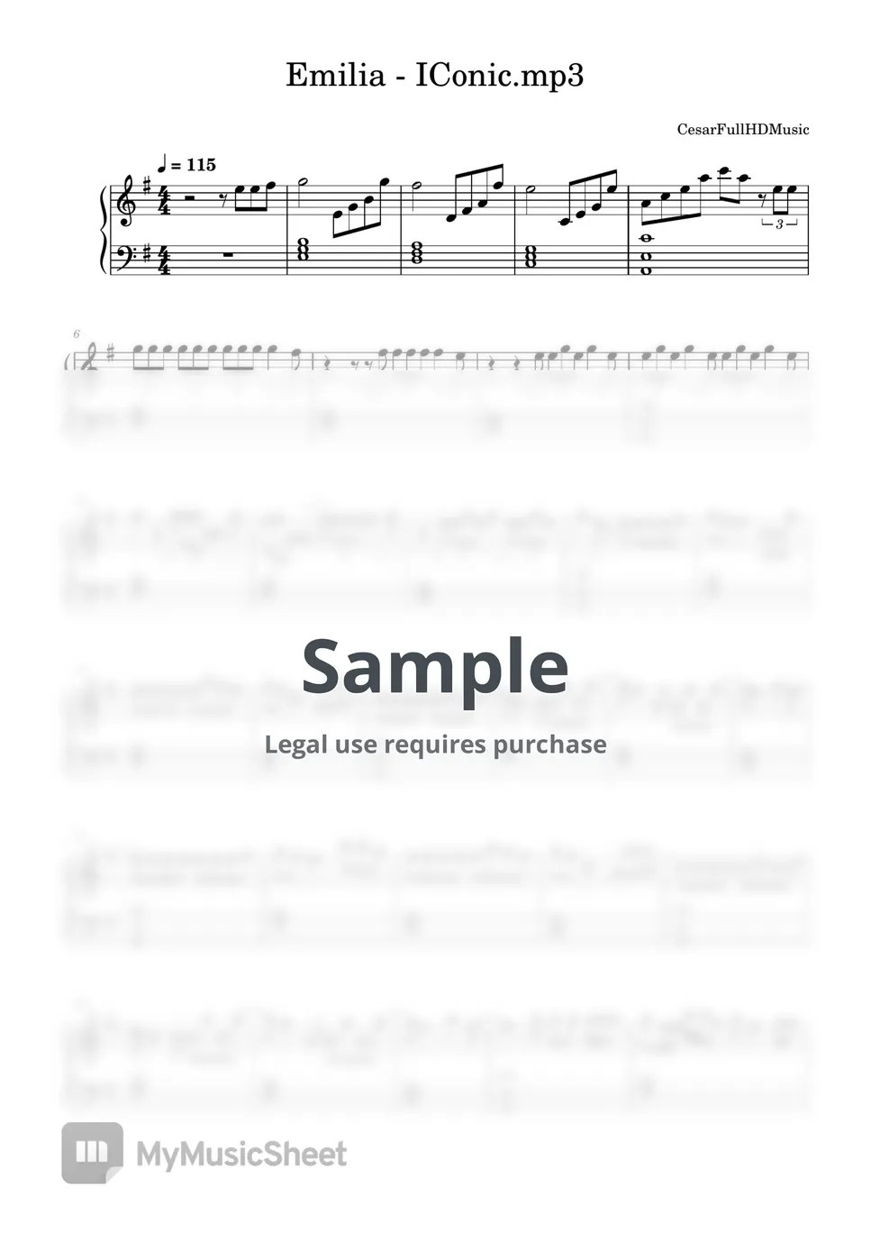 Emilia IConic Sheets