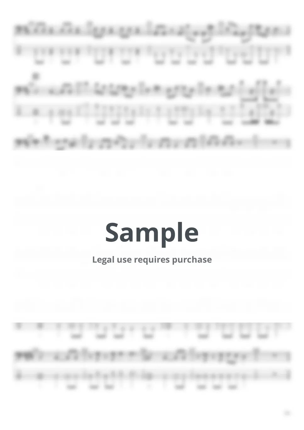 Mrs. GREEN APPLE WaLL FloWeR 악보 by たぶべー＠財布に優しいベース楽譜屋さん（BASS・TAB譜）