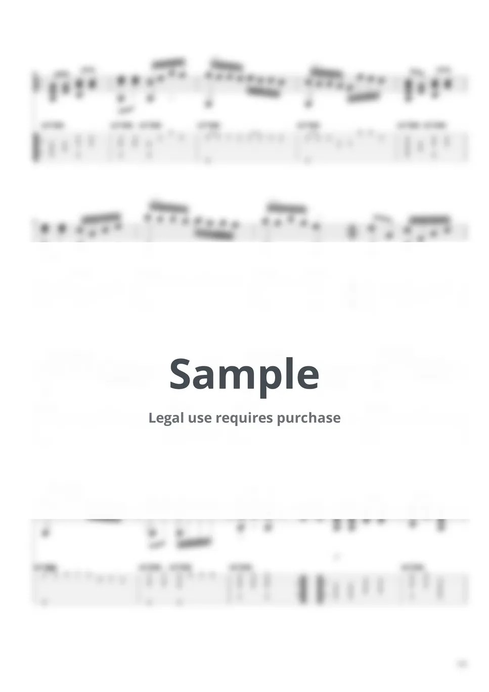 J. Haydn Symphony No.94, 'Surprise', 2nd movement Tab + 1staff by
