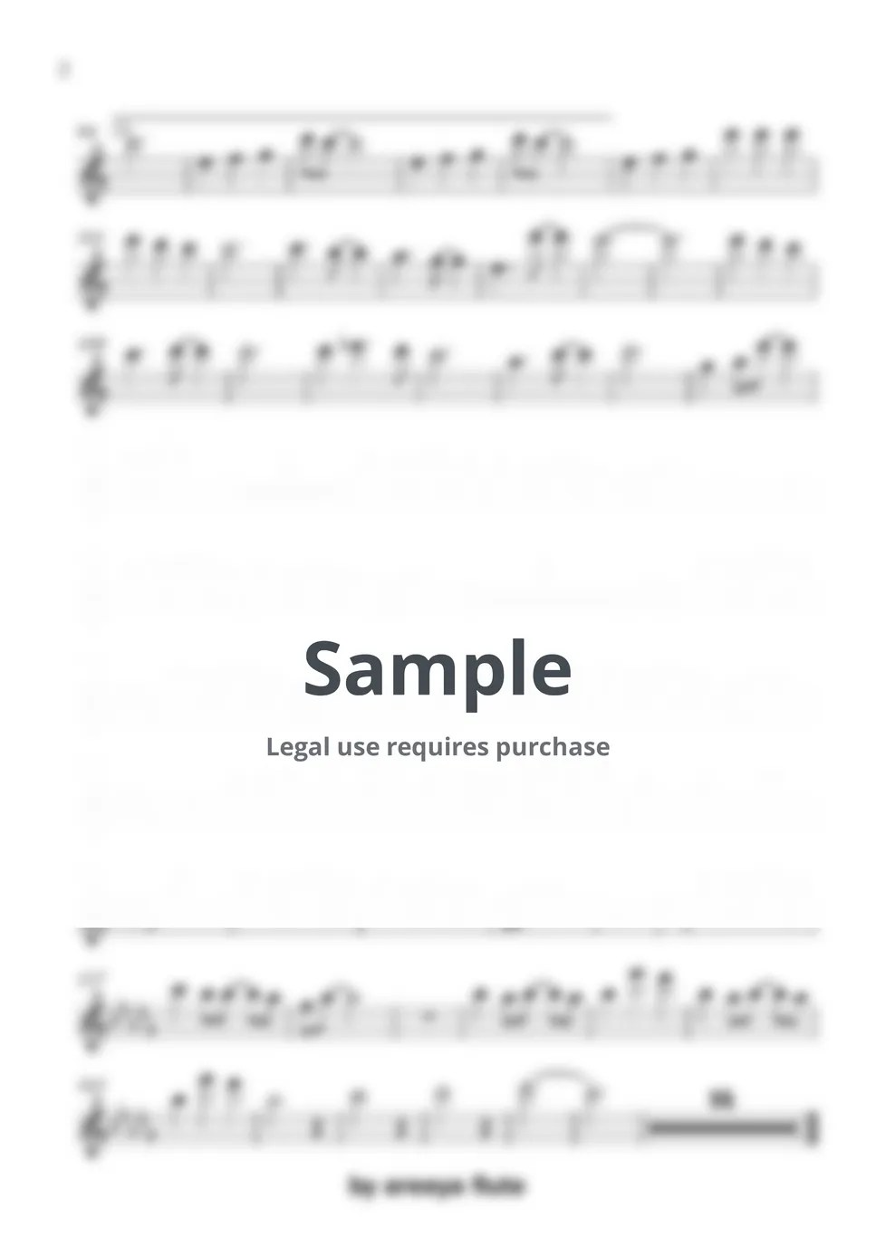 IU (아이유) Love wins all [for flute] Sheets by areeya flute