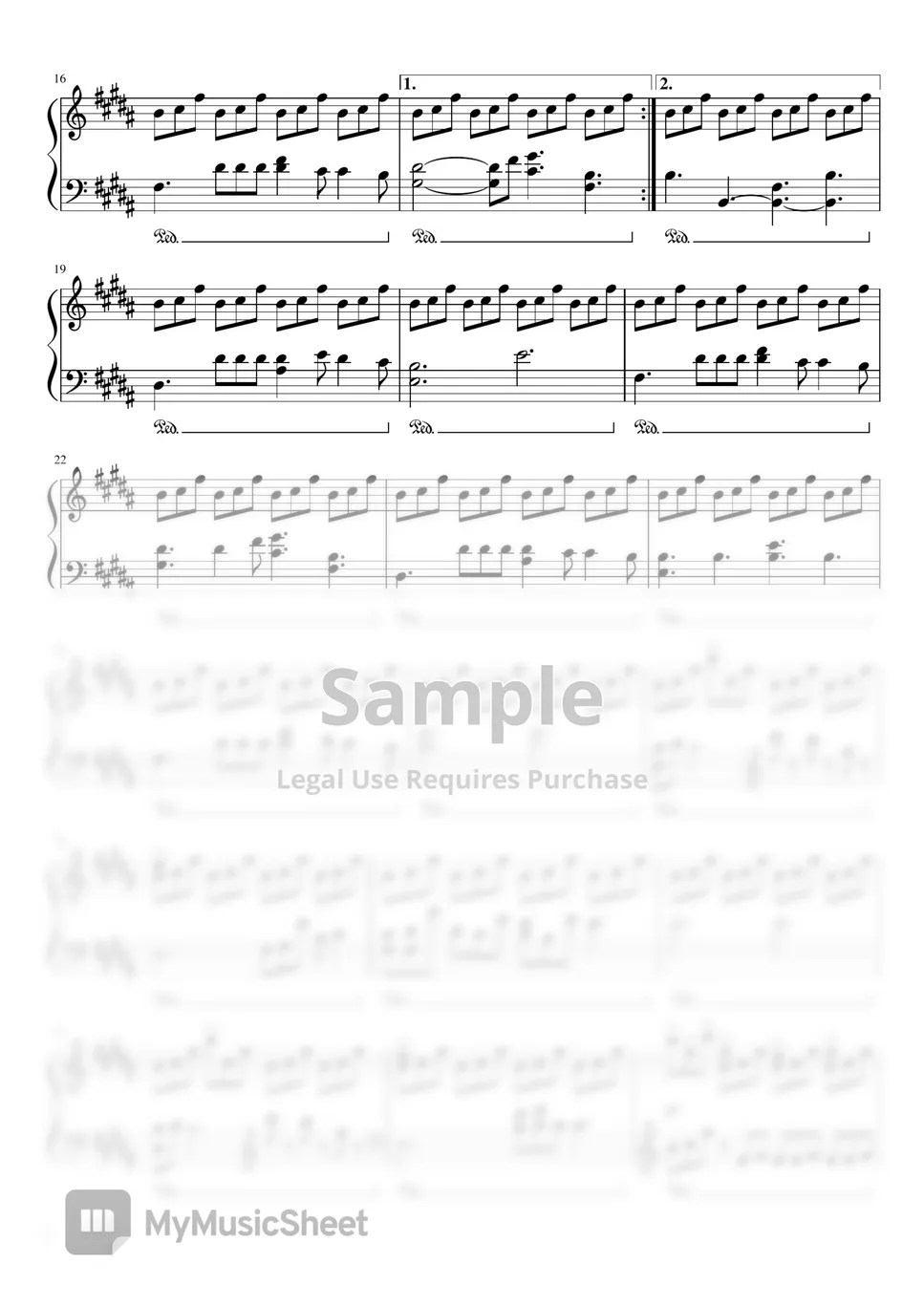 RADWIMPS Sparkle (Kimi no Na wa) Sheets by Aoryn (MyReminiscence)