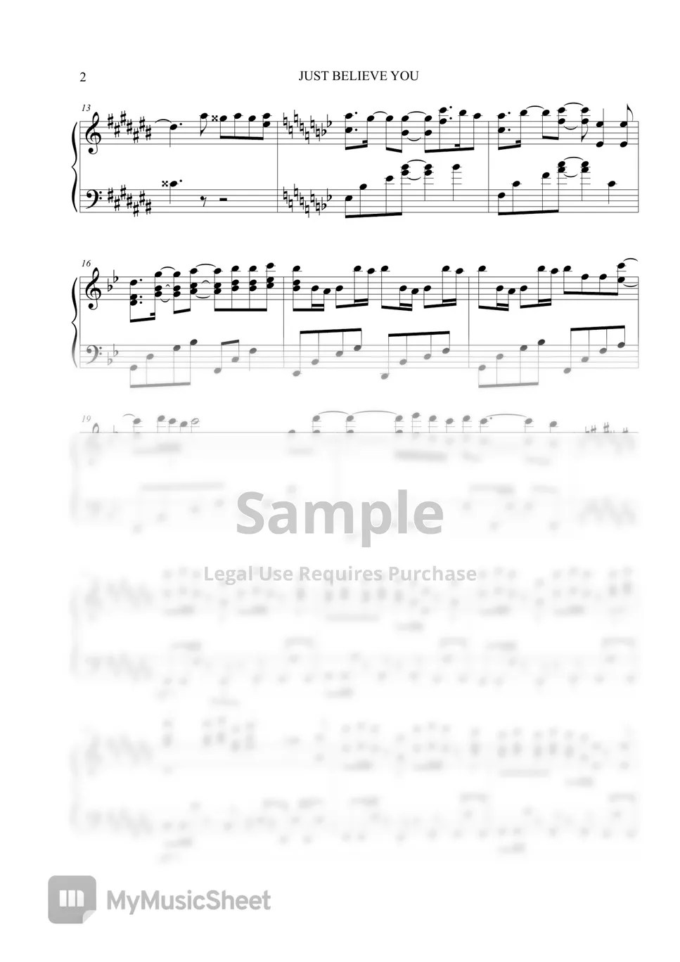 all at once JUST BELIEVE YOU Case Closed / Detective Conan