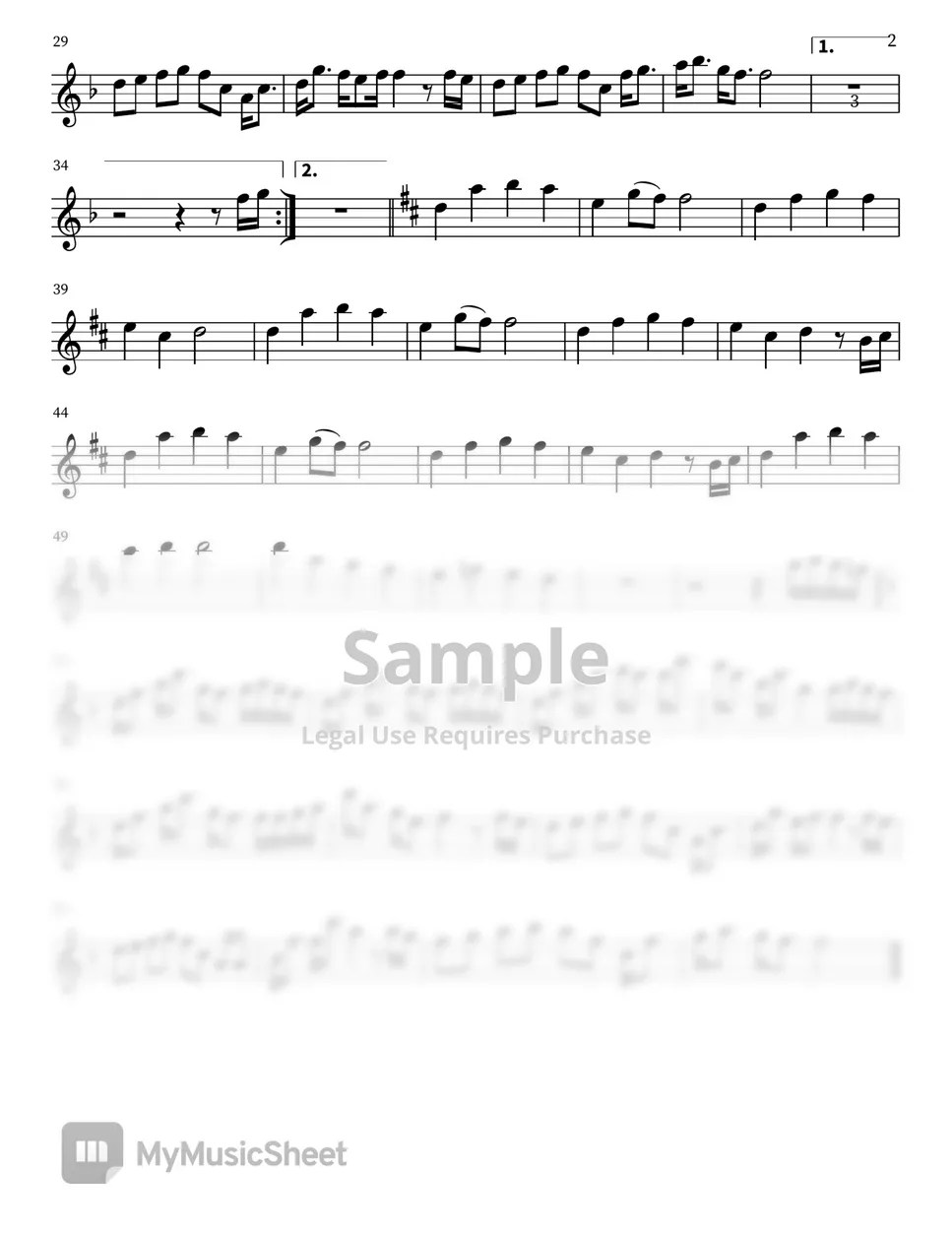 米津玄師 Kenshi Yonezu Lemon Sheets by YS Flute