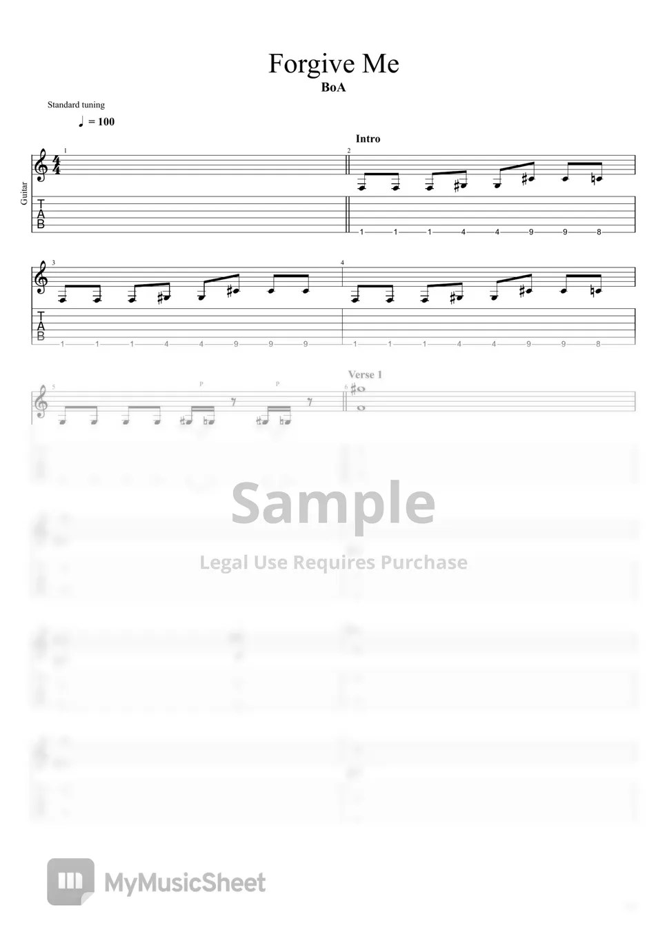 BoA Me Tab + 1staff by Rob Ethereal