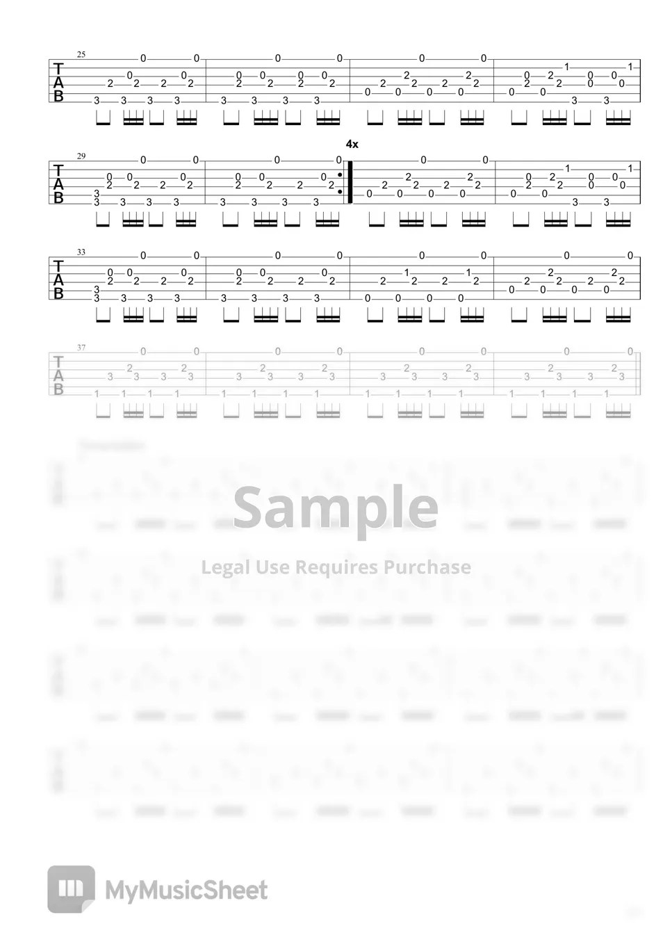 Bon Iver Calgary Sheet by Goliath Guitar Tutorials