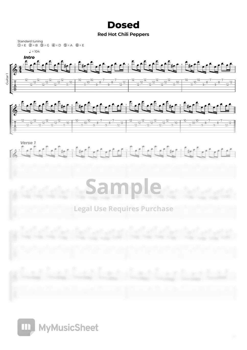 Red Hot Chili Peppers Dosed Sheets by Nikola Gugoski