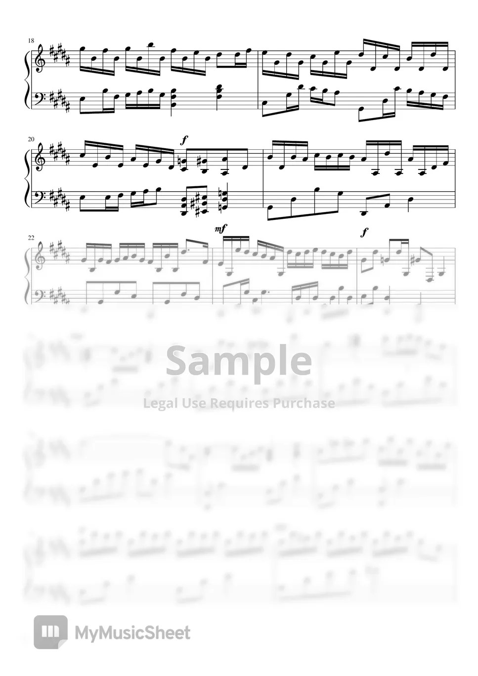 DJ Okawari Flower Dance Sheets by Lilizoe