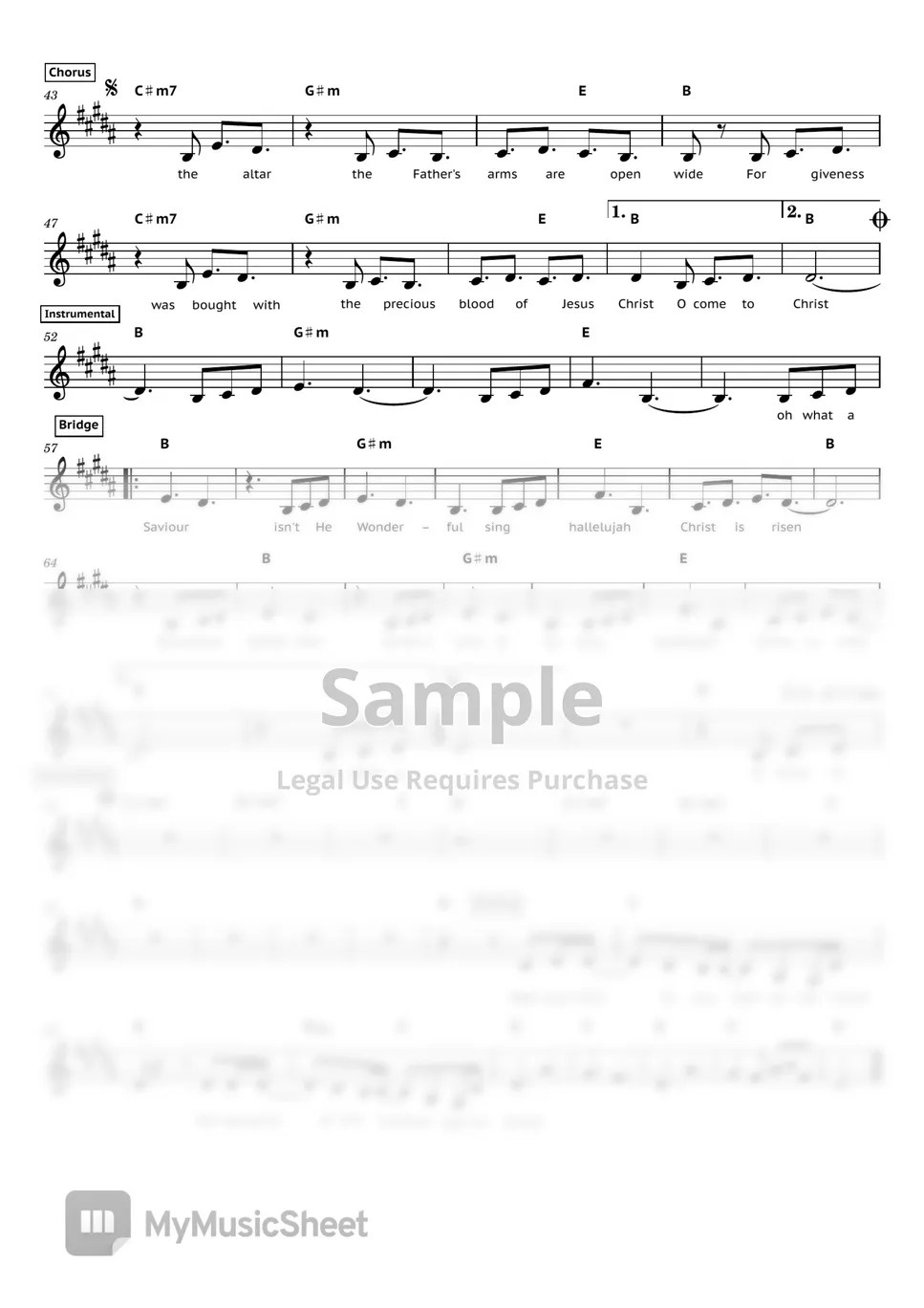 Elevation Worship O Come to the Altar Sheets by Shine Worship Piano