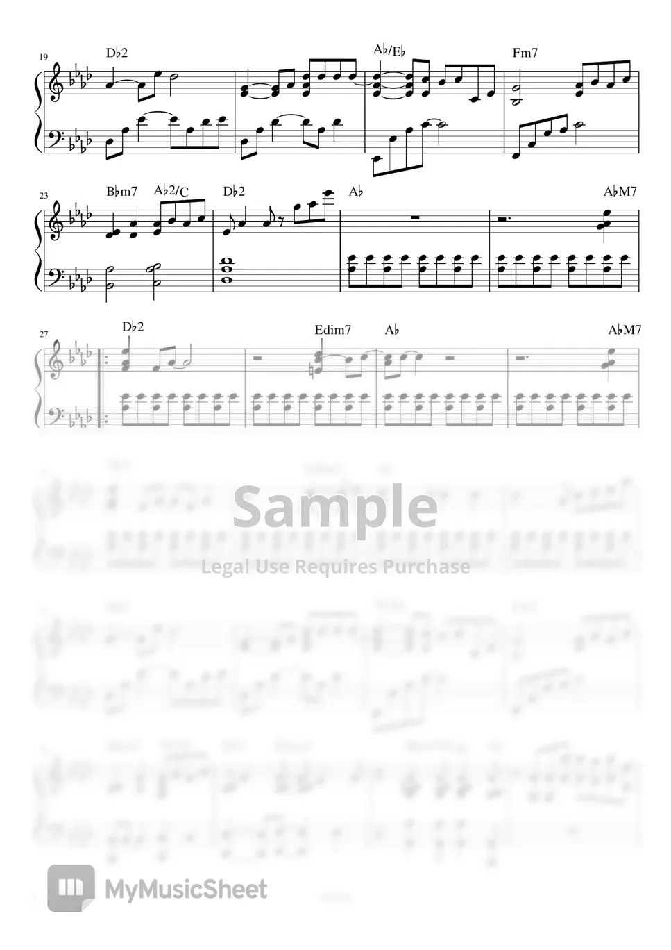 Park HyoShin Home (Piano Cover) Sheets by SonSong