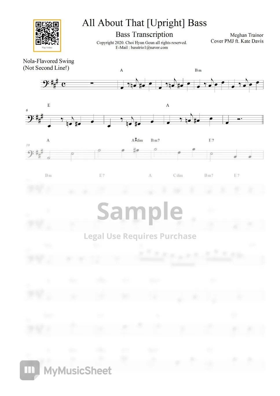 Meghan Trainor Cover PMJ ft. Kate Davis All About That [Upright] Bass(05)