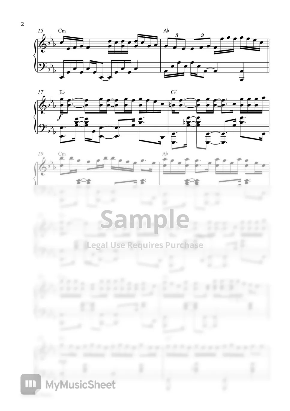 Red Velvet Psycho (Piano Sheet) 악보 by Pianella Piano