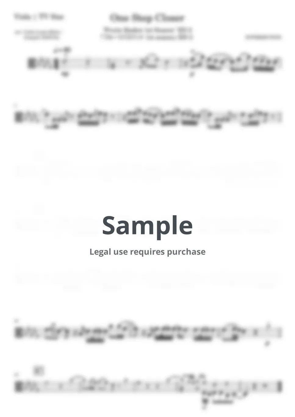 INTERSECTION One Step Closer "Fruits Basket 1st Season" ED 2 Hoja