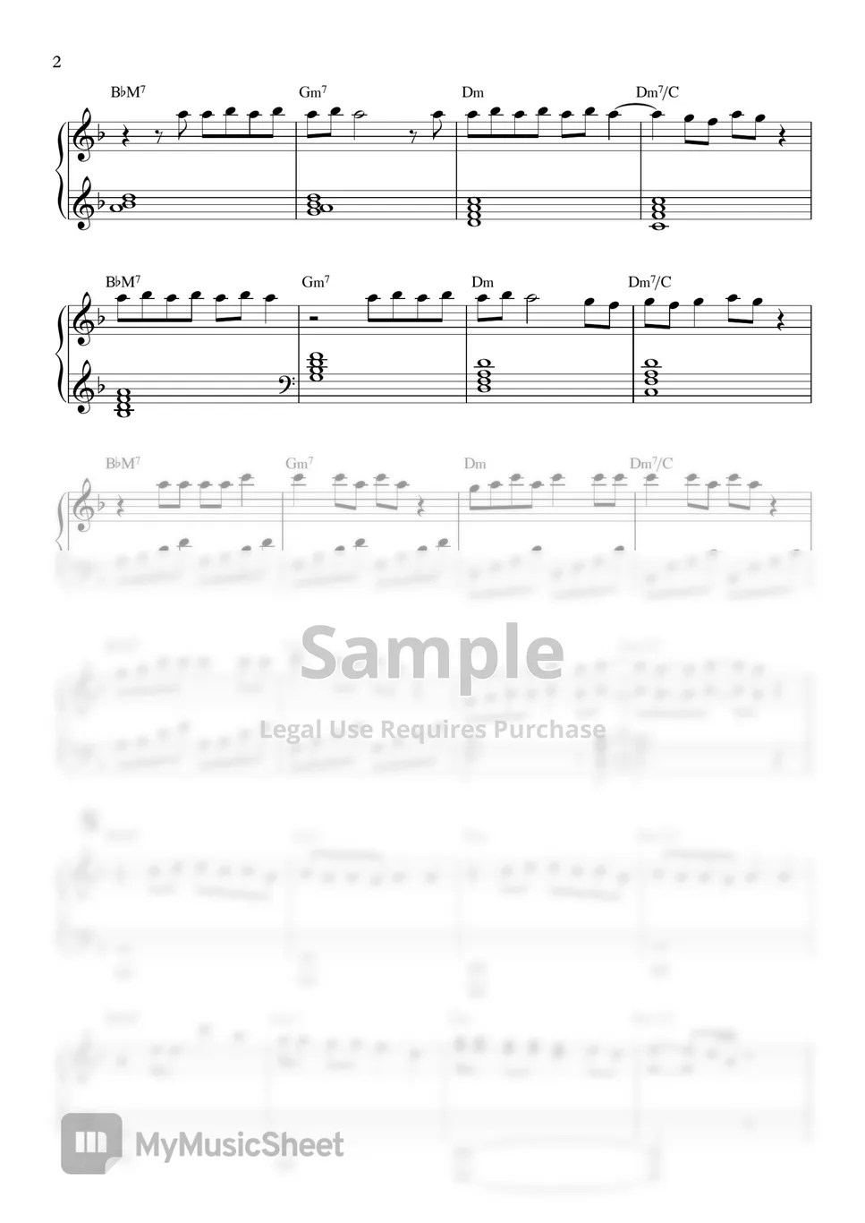 BTS 블랙 스완(Black Swan) แผ่น by 247 Kpop Piano