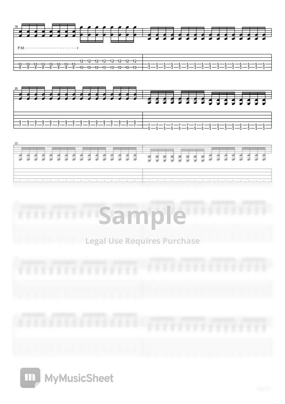 黑色五葉草 Black Clover op2 PAiNT it BLACK guitar cover Tab + 1staff by