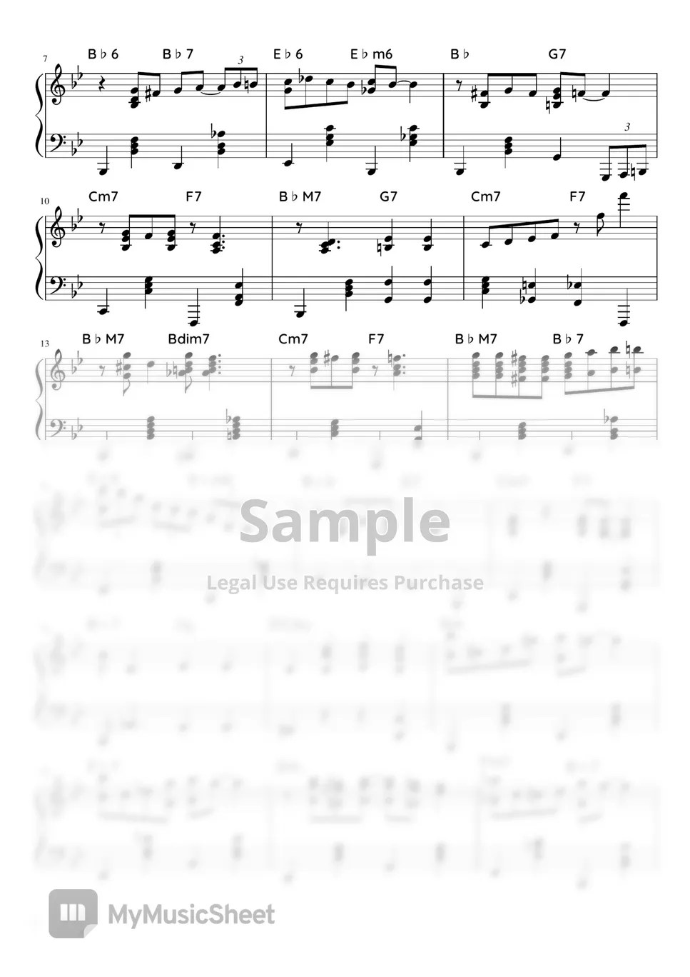 Cole Porter Let's Do It (jazz ver.) Sheets by 헬로블루조이