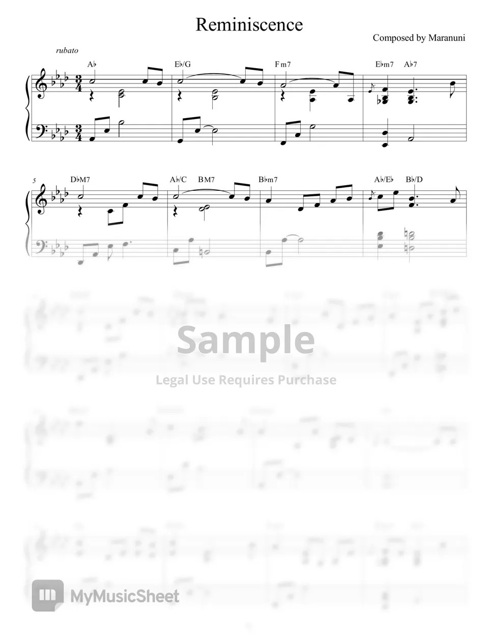 maranuni Reminiscence 회상 치즈인더트랩 삽입곡 Cheese in the trap last episode