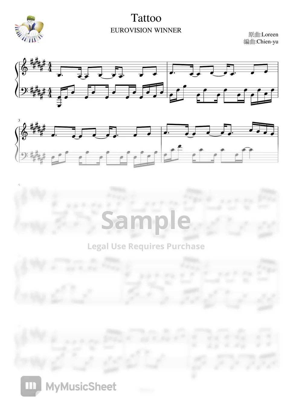 Loreen Tattoo Sheets by Chienyu