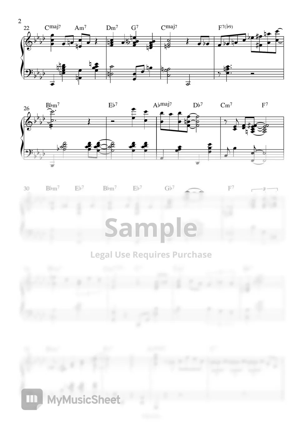 Victor Schertzinger Tangerine (RoHa ver.) Sheets by RoHA